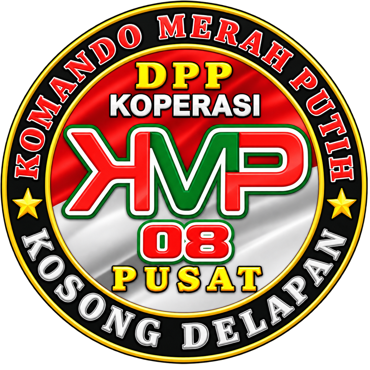Logo Koperasi Jasa Komando Merah Putih 08